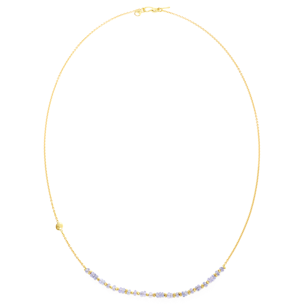 Light Blue Sapphire Classic Necklace