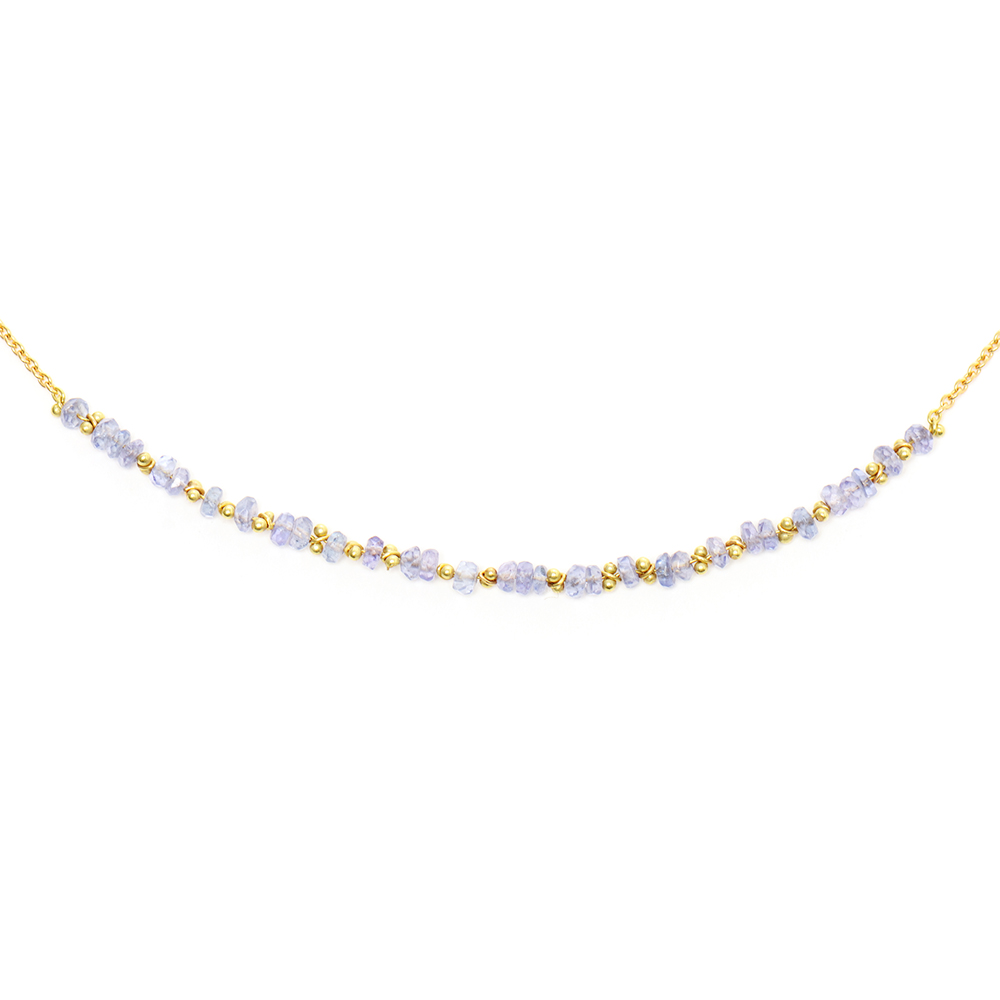 Light Blue Sapphire Classic Necklace
