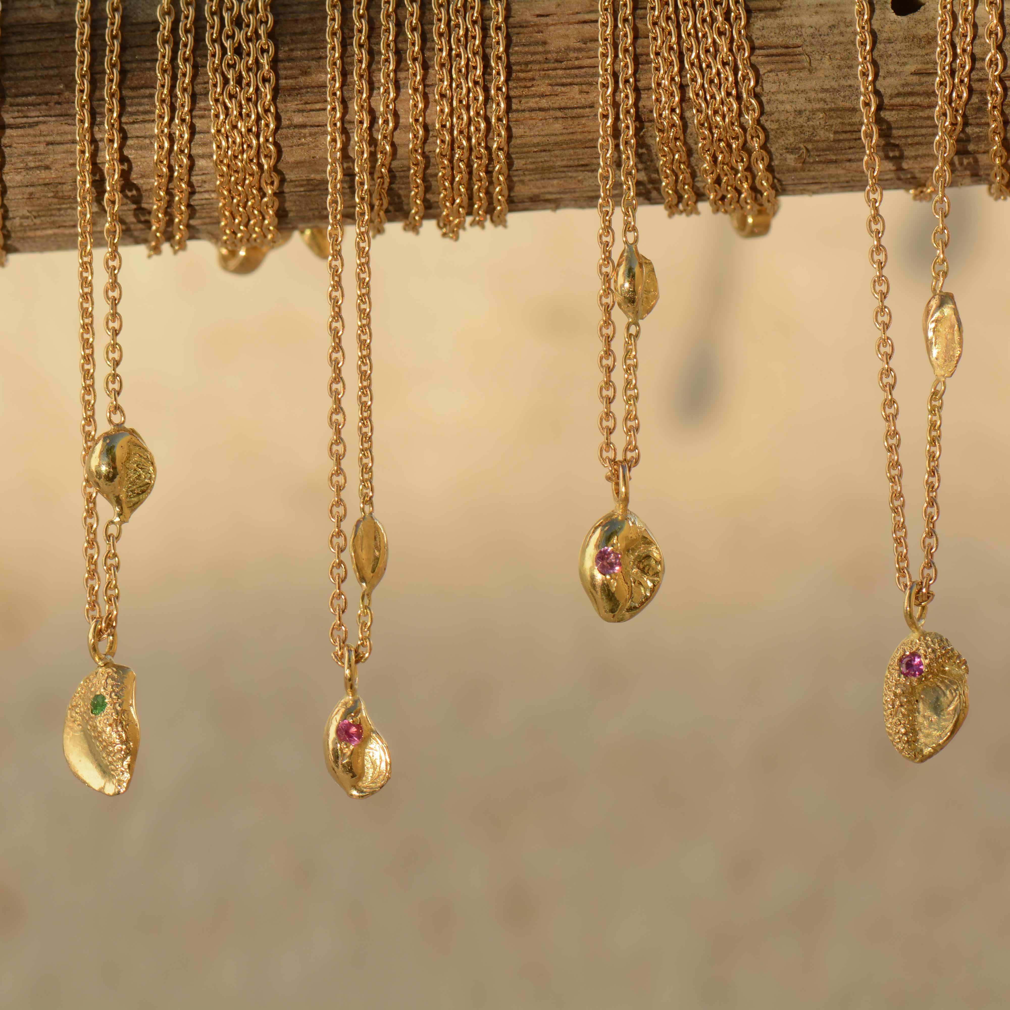 Natasha Collis Ibiza Fine Jewellery 18K gold pendants